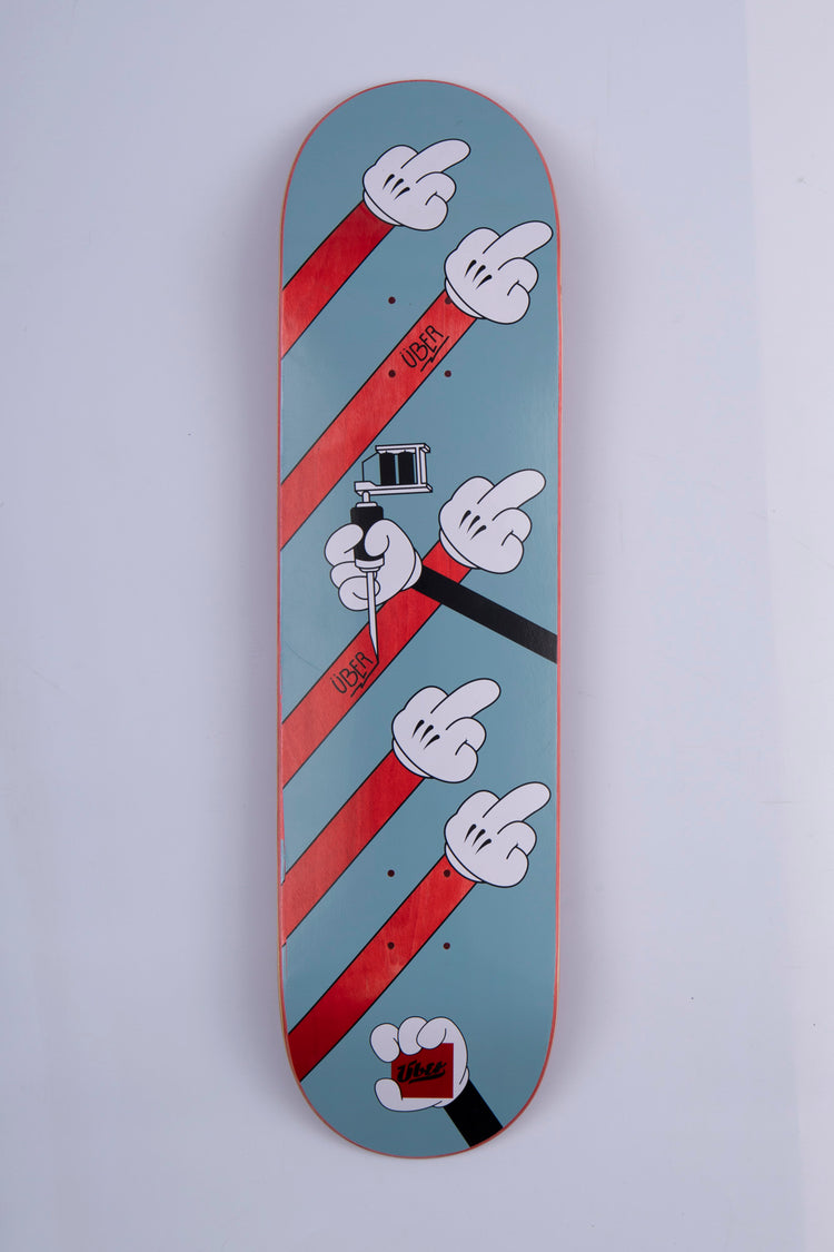 B-Stock Deck 8.25” - MC - Über FU Tattoo with Edge Scratches