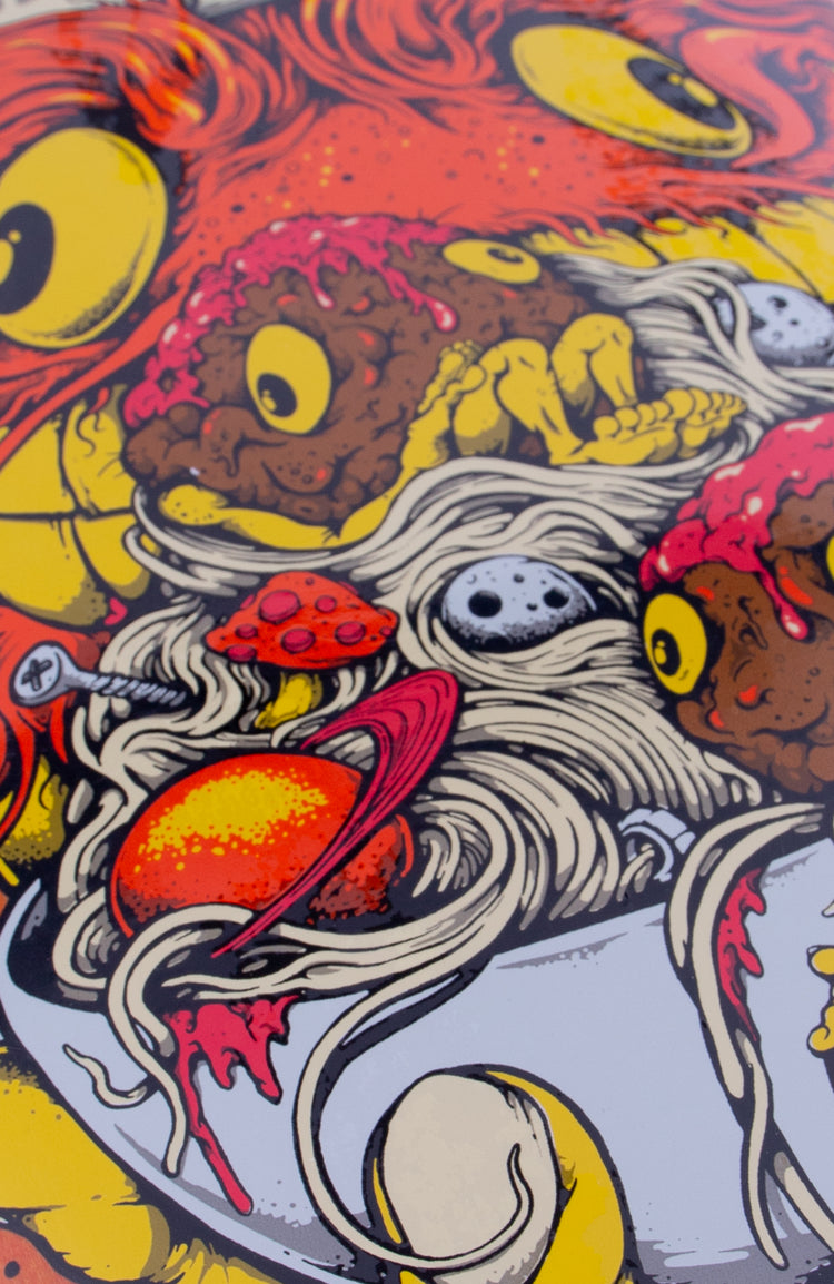 Frank Gerwer Grafik der Grimple Stix Skateboards