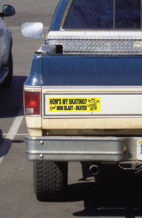 ACID BLASTER STICKER Bumper Sticker