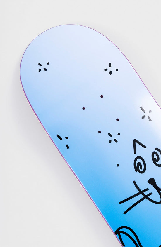 BOOZE CAT Blue - Mid-size deck