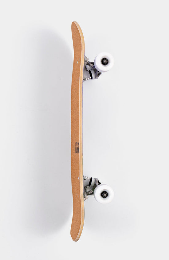 Side view Kids skateboard with cork griptape