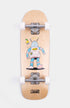 Skateboard für Kinder mit Kork der Marke Loomi. Gaming Roboter Grafik