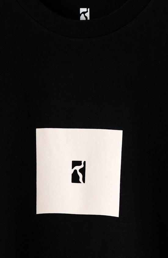 Premium Box T-Shirt - Black / White