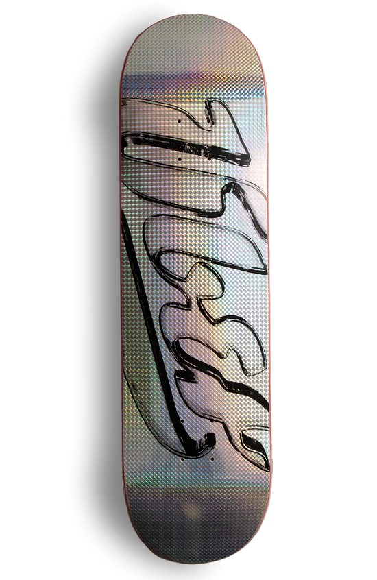 Grand logo réfléchissant