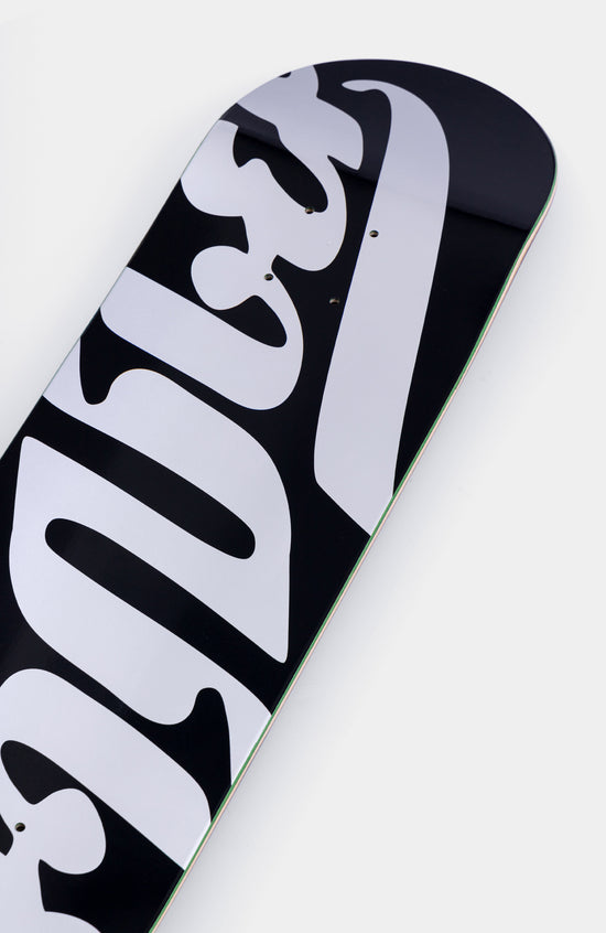 double Tail Skateboard Deck, nahaufnahme, größe 8,25