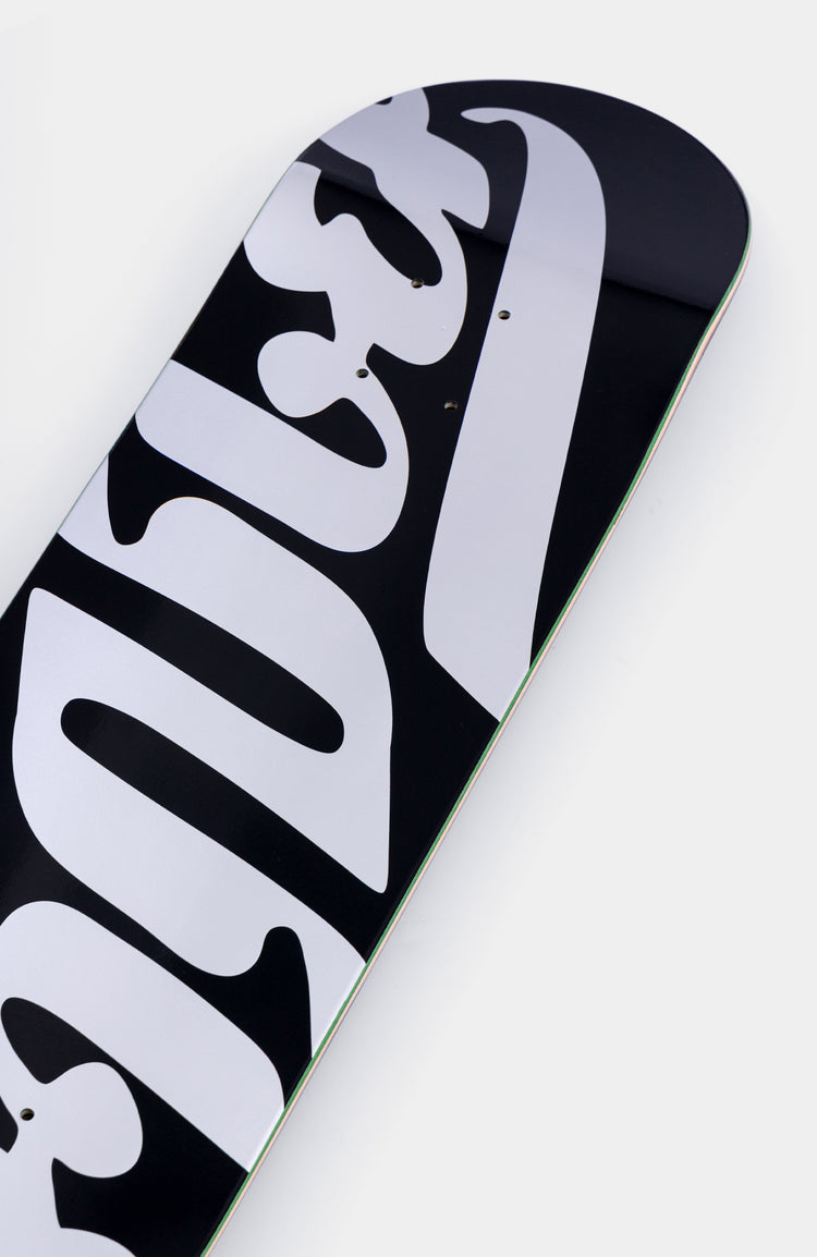 double Tail Skateboard Deck, nahaufnahme, größe 8,25