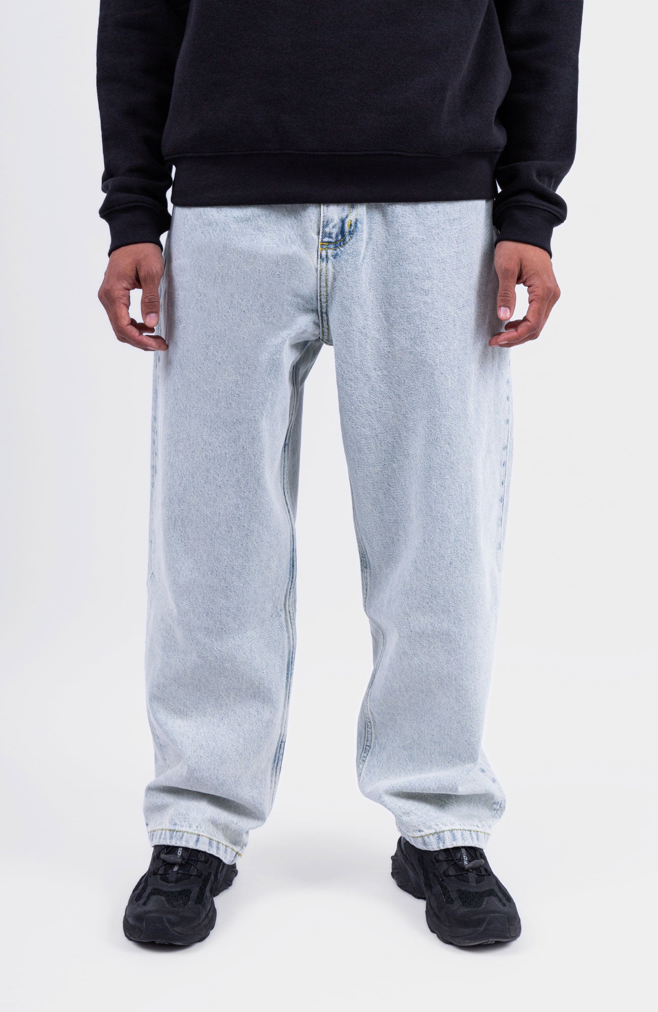 Denim Baggy Pants Sky Blue - Main Image