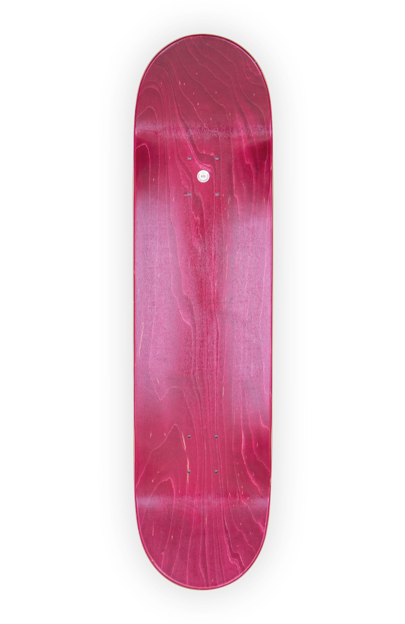 Oberseite rotes deep concave skateboard deck große 8.25“