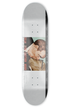 skateboard deck mit dem Sozialistischen Bruderkuss von 1979 als Grafik. Erich Honecker und Leonid Breschnew küssen sich