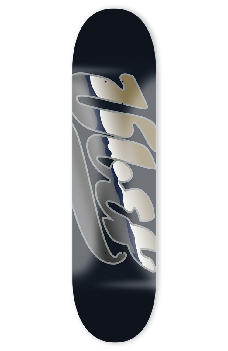 skateboard deck, größe 8,3 in schwarz gold