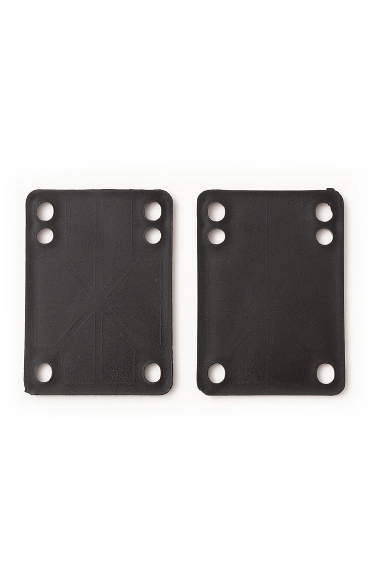 Riser Pads mit 6 Löchern um mehr Freiraum zwischen Skateboard Wheels und Skateboard zu bekommen.