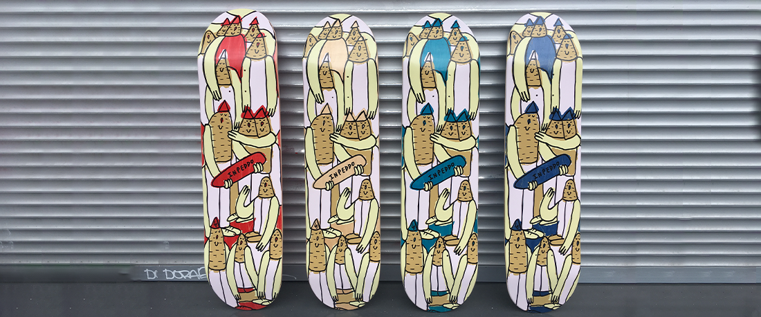 Skateboard-Designs von Lucas Beaufort