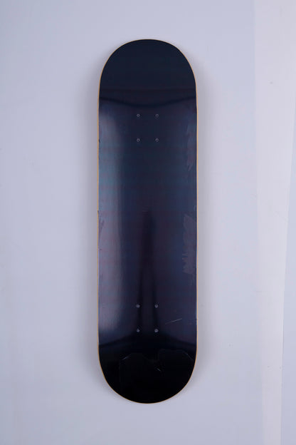 B-Stock Deck 8.75” - MC - Metallic Blue with Heat Stripes & Peeling