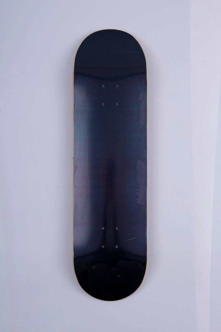 B-Stock Deck 8.75” - MC - Metallic Blue with Heat Stripes & Peeling