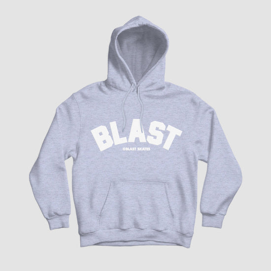 PUFF PRINT BLAST HOOD - ASH GREY