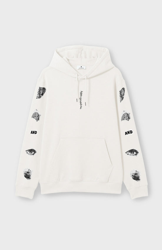 And Arm Hoodie - Ivory