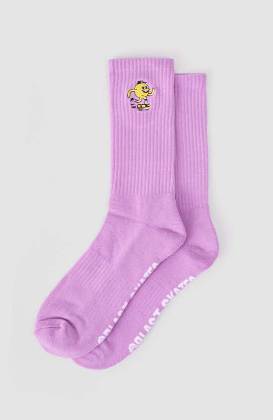 CHAUSSETTES MASCOTTE BRODÉES, Lilas 