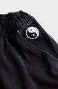 YIN YANG PANTS - Black washed Denim