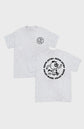 CLASSIC ROUND LOGO T-SHIRT - ASH