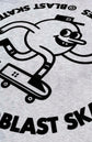 CLASSIC ROUND LOGO T-SHIRT - ASH