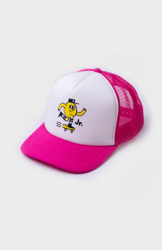 KID SIZED MESH HAT - Pink