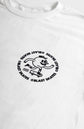 MASCOT STUNTS LOGO T-SHIRT - WHITE