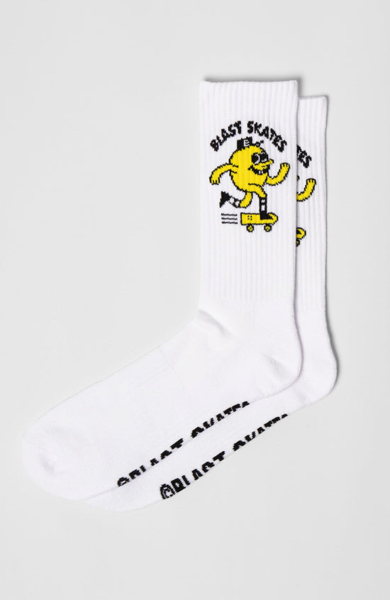 Logo Crew Socks - WHITE