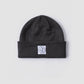 DARK GREY ROUND LOGO BEANIE