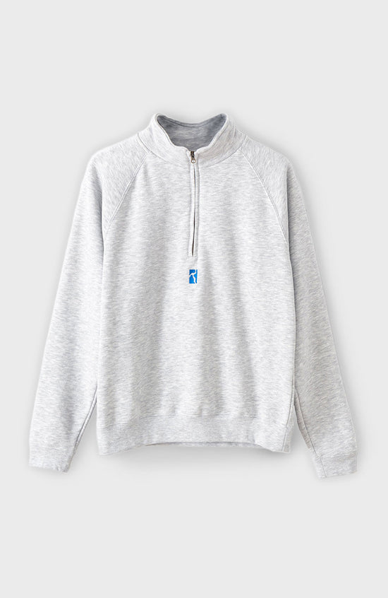 Classic Half-Zip - Heather Grey