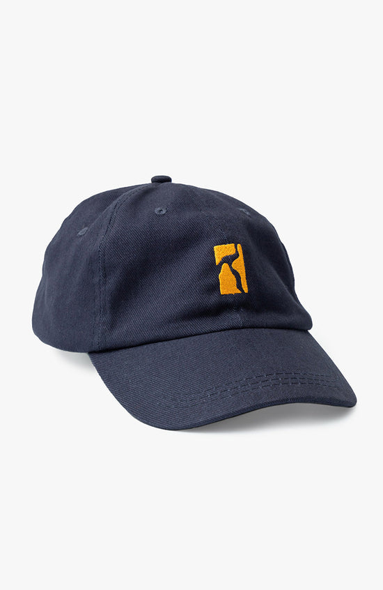 Classic Cap - Block Logo - navy - yellow