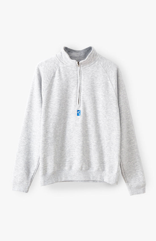 Classic Half-Zip - Heather Grey