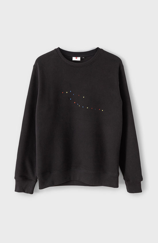 Color Logo Crewneck - Black