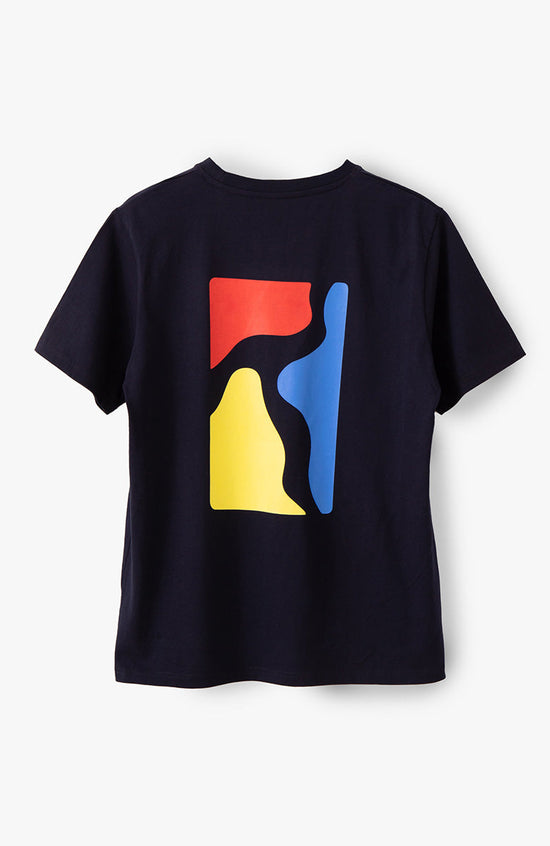 Color Logo T-Shirt - navy