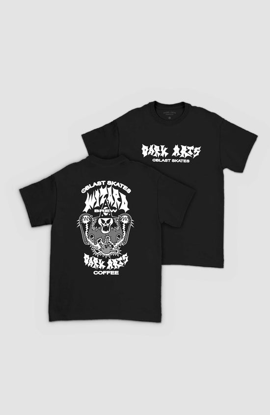 DARK ARTS X BLAST SKATES, t-shirt 