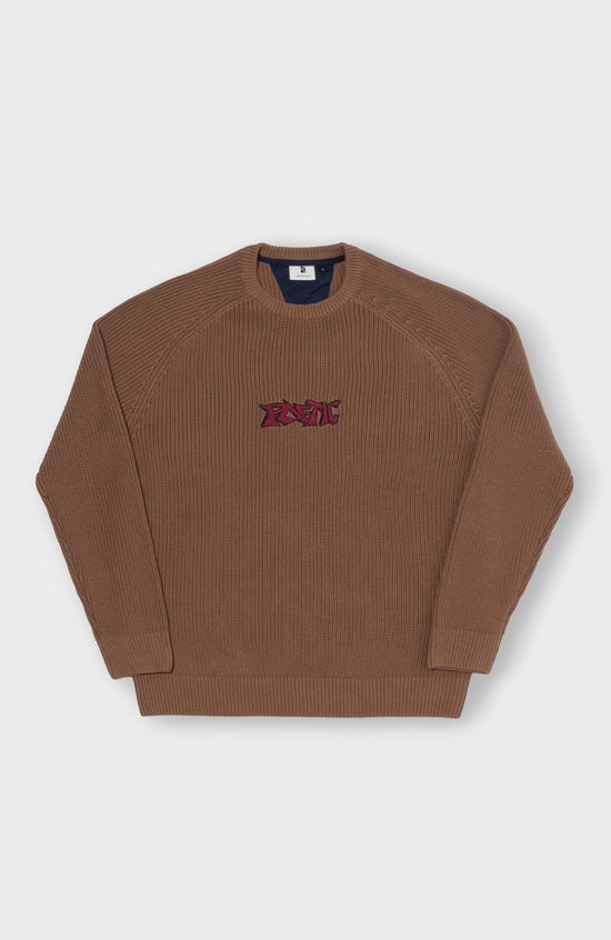 Graff Knitted Crewneck - Brown