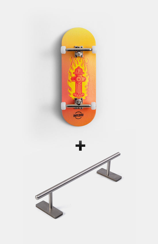 Fingerboard, HYDRANT - 34mm + Round rail