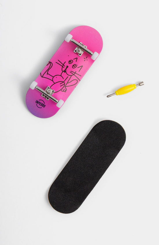 Fingerboard, BOOZE CAT - 34mm + Round rail