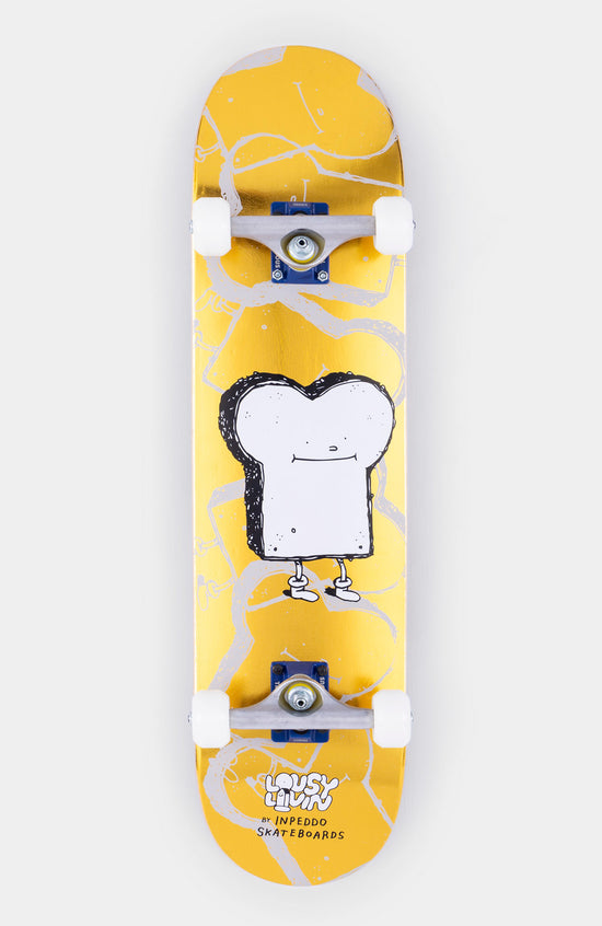 Inpeddo X Lousy Livin, Golden Toast Skateboard complet