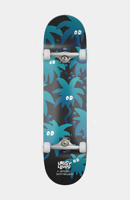 Inpeddo X Lousy Livin - Palm Eyes - Skateboard Complete