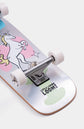 Kinder Skateboard der Marke loomi. Einhorn Kinder Skateboard Grafik