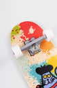 Closeup Art Cat of kids skateboard bottom graphic