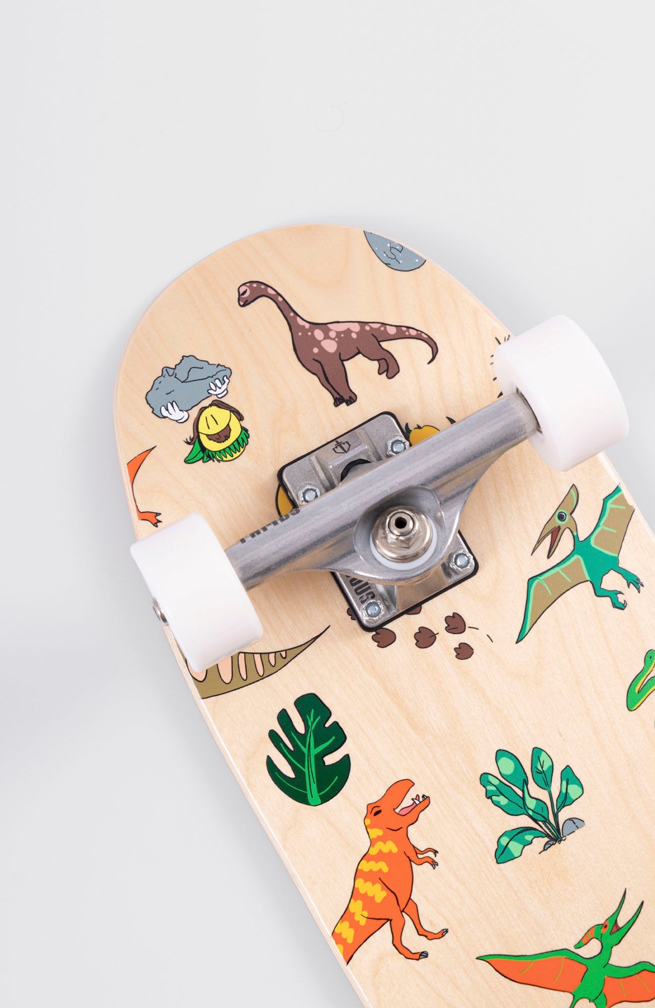 Closeup Dinosaurier Kinder Skateboard