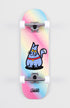 Kids Skateboard, Rainbow background and Cat graphic. Cork griptape