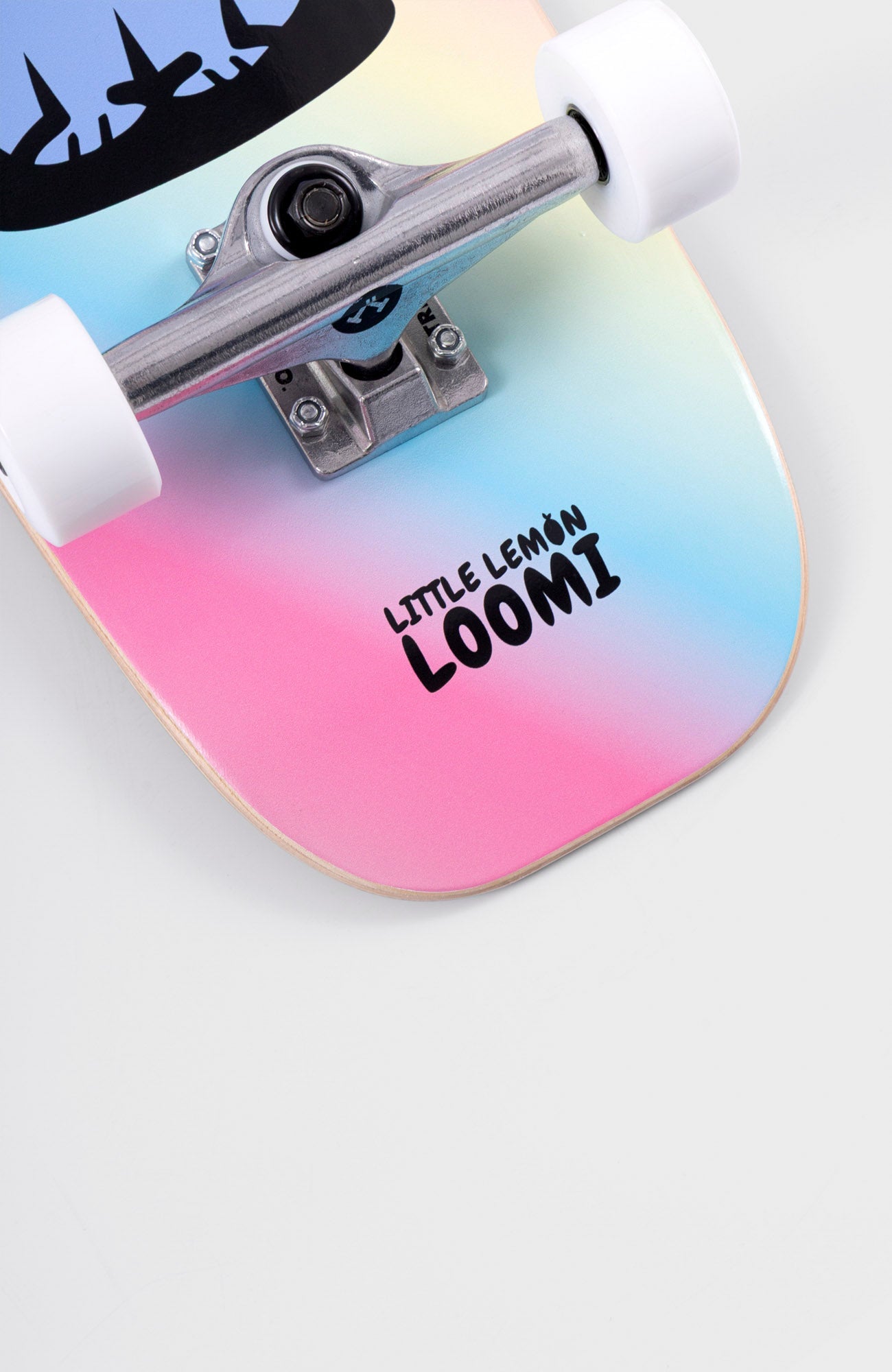 Kids Skateboard Logo printed on tail
