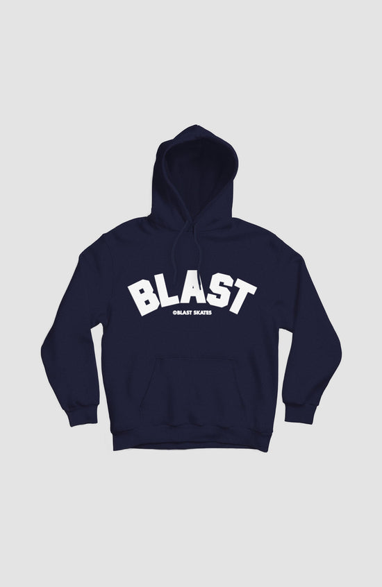 PUFF PRINT BLAST HOOD - NAVY