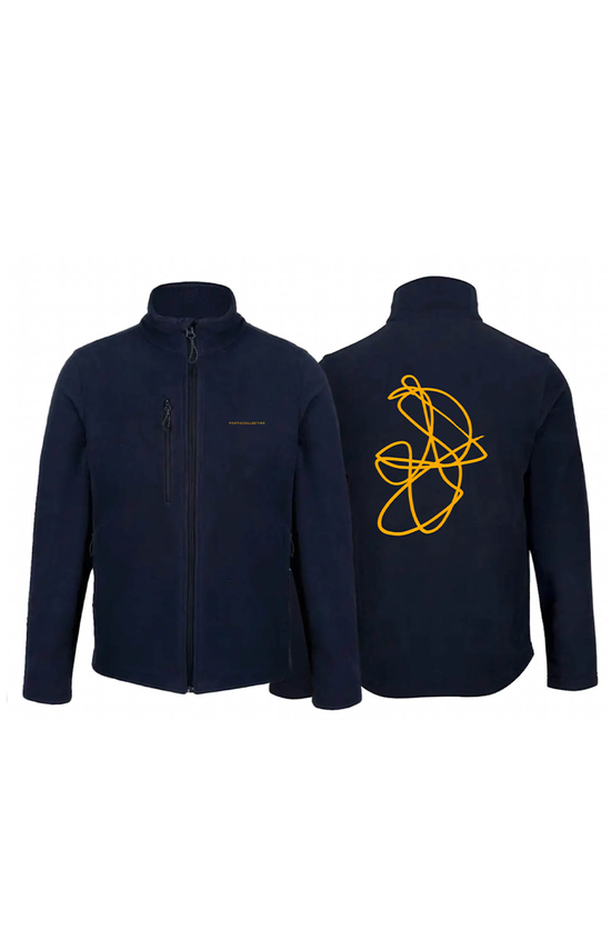 Doodle Fleece - Navy / Yellow