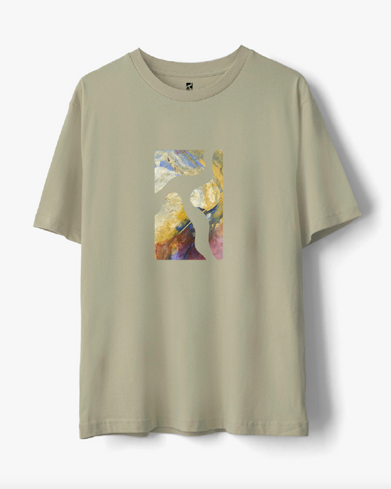 Logo Cut Out T-Shirt - Sage