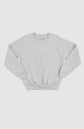 ROUND LOGO CREW NECK - ASH