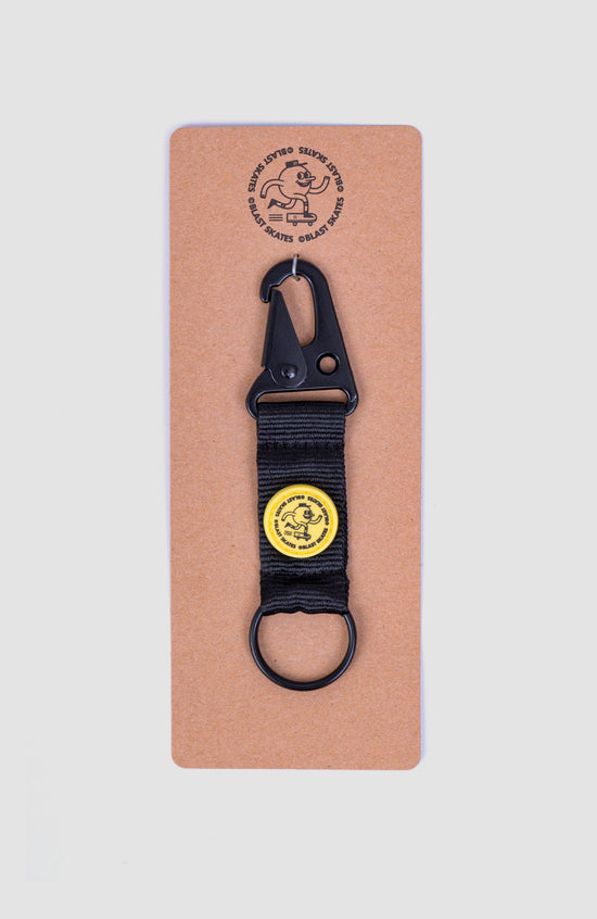 Clip porte-clés rond avec logo