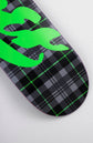 Plaid - Neon green, medium